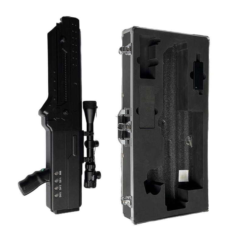  渭源手持便携式枪型低空防御反制四通道A型